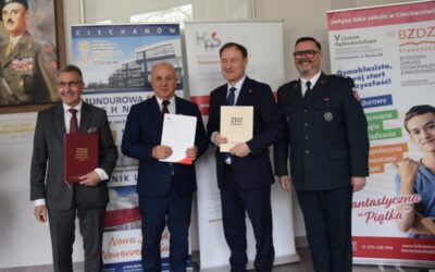 Podpisanie porozumienia z dyrektorem Izby Administracji Skarbowej