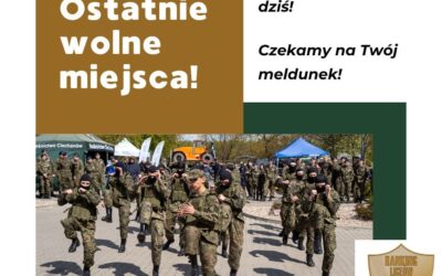 Zostały ostatnie wolne miejsca!