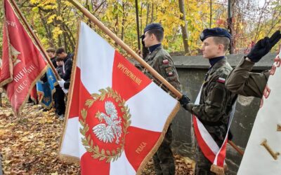 Udział w uroczystościach poświęcenia pomnika nagrobnego por. Romana Dziemieszkiewicza